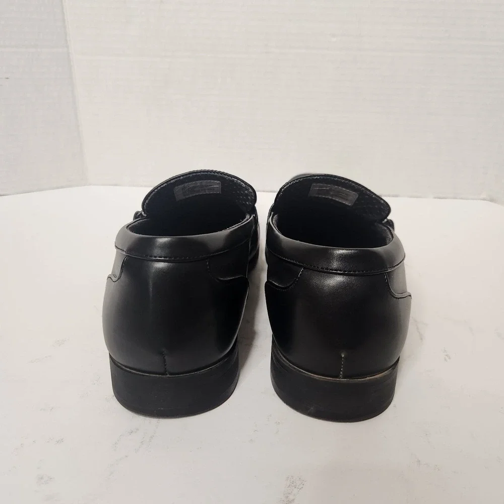 Perry Ellis Portfolio Men 8 Black Justin Ultra Foam Slip On‎ Dress Loafer Shoes